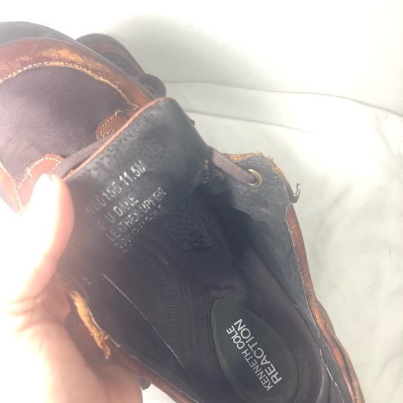 Men's Kenneth Cole Reaction Shoes Sz 11.5 Brown - Picture 5 of 5